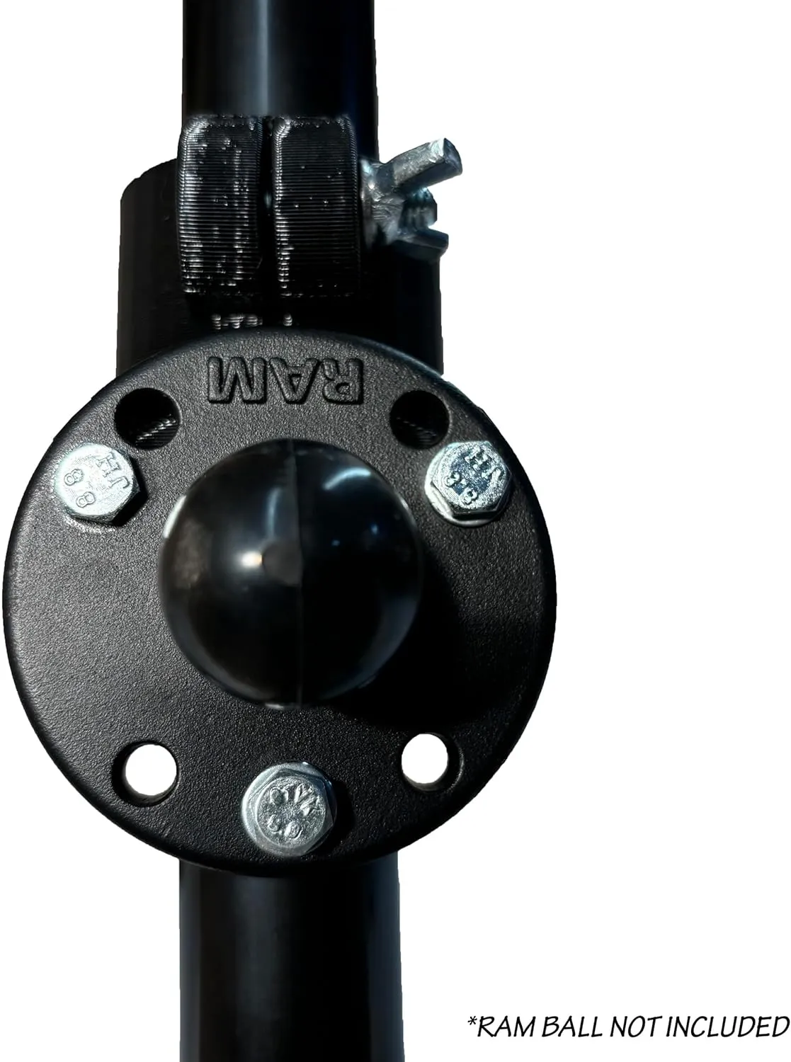 Adjustable Transducer Pole for Garmin Livescope LVS34 or LVS62, 30"-60" Telescoping, Durable RAM Boat Mount Adapter (RAM Mount, LVS34 / LVS62)