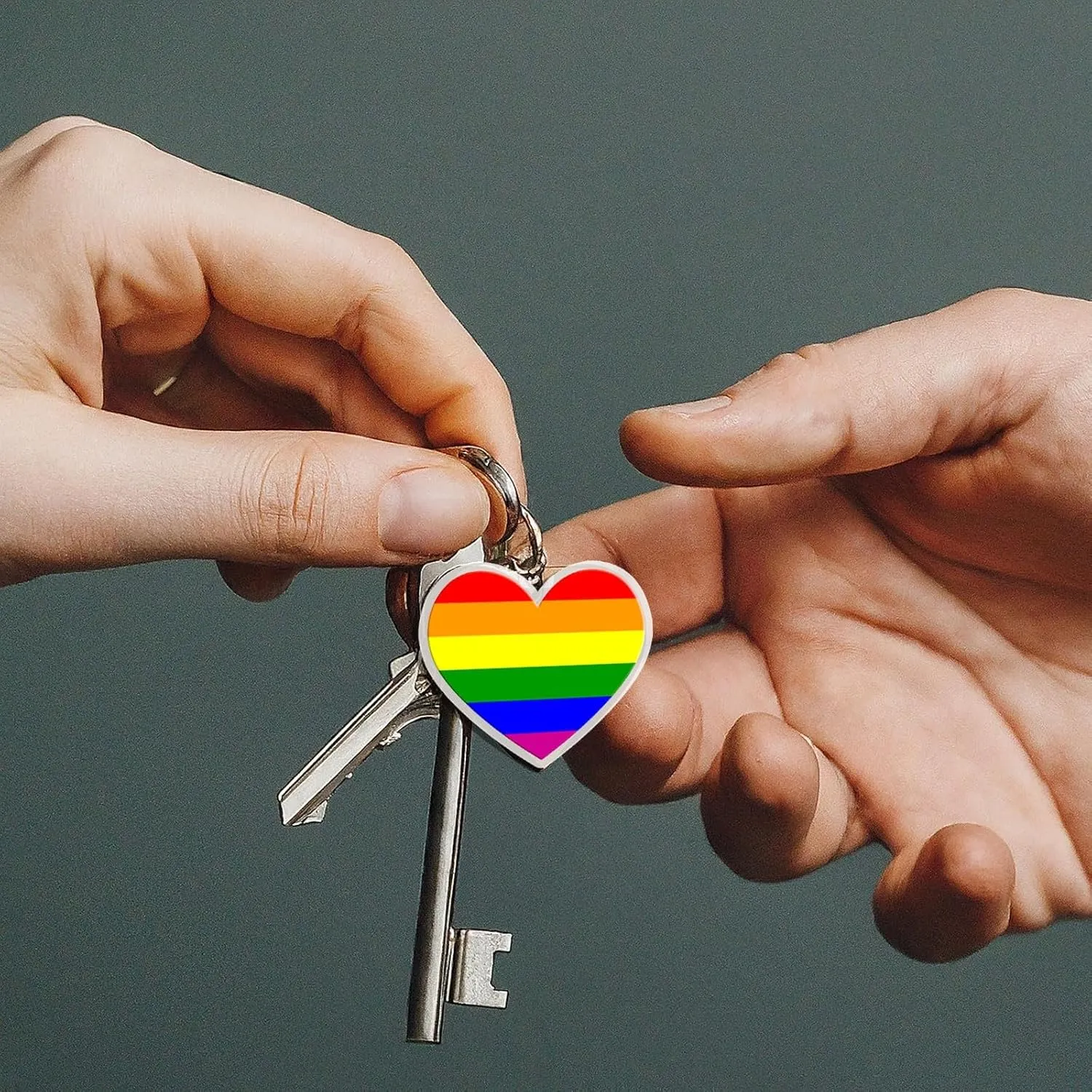 Denylo pro Gay Pride Rainbow Keychain Pride Month LGBT Accessories Gift Jewelry Gifts for LGBT