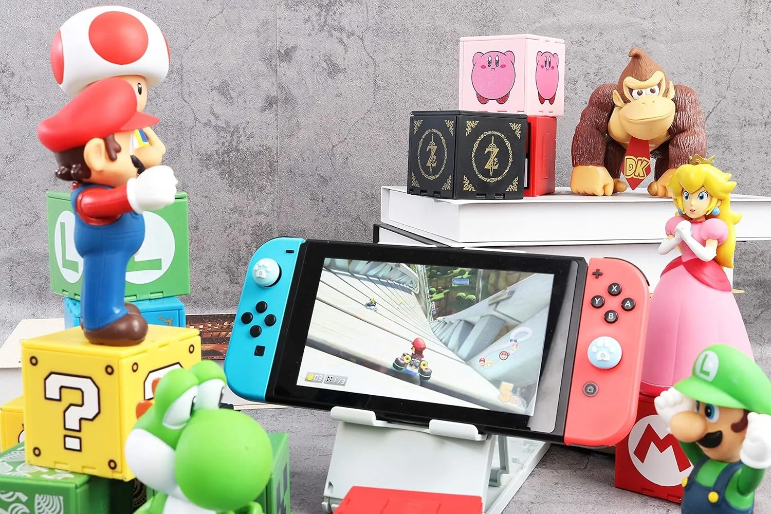 Game Case for Nintendo Switch, Switch Game Card Holder 16 Game Storage Cube Portable Game Card Organizer for Switch lite