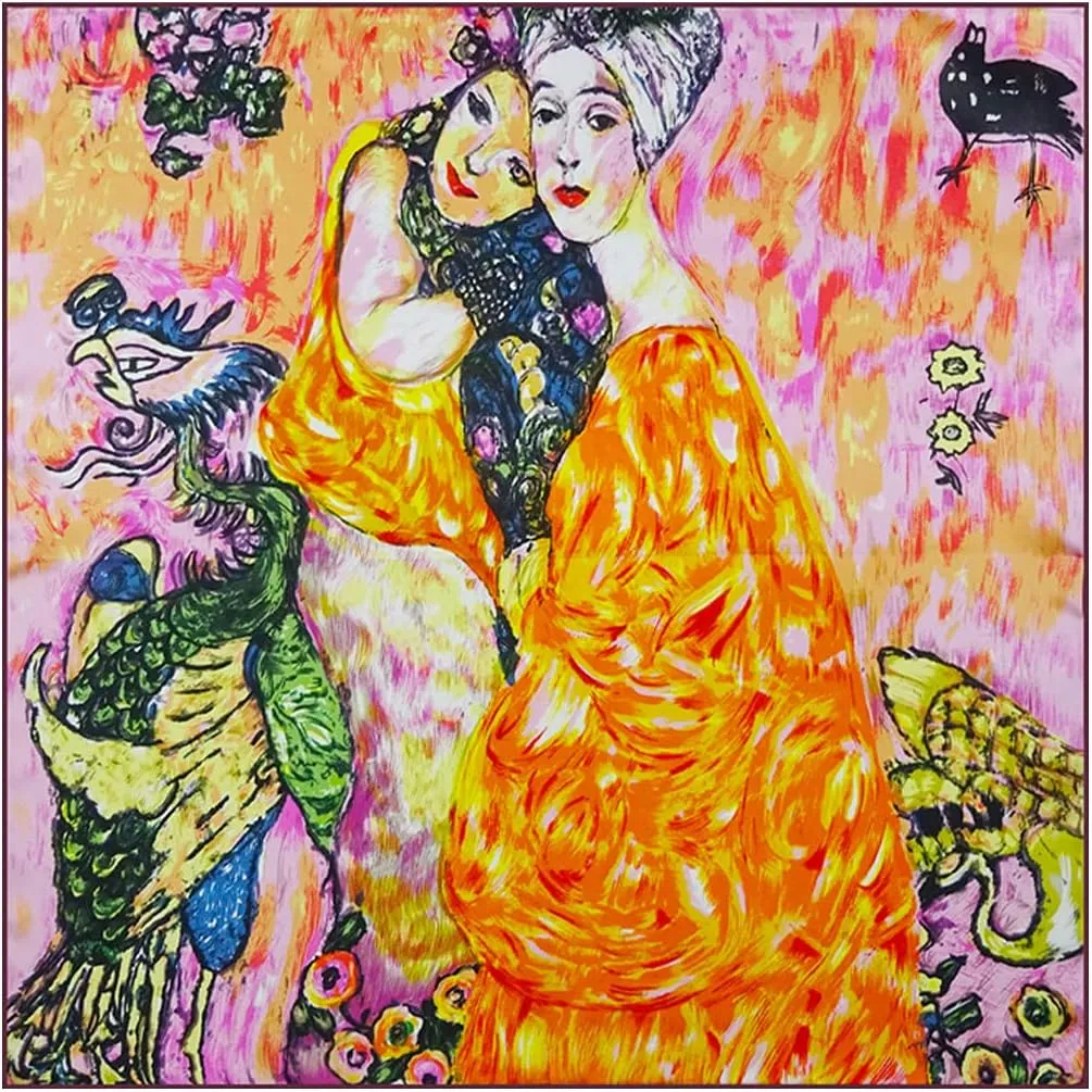 Grace Scarves 100% Silk Scarf, Artists Collection (van Gogh & Monet)