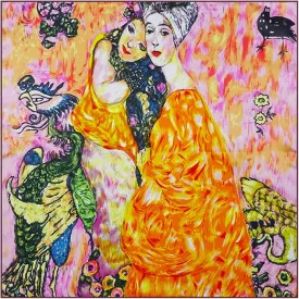 Grace Scarves 100% Silk Scarf, Artists Collection (van Gogh & Monet)