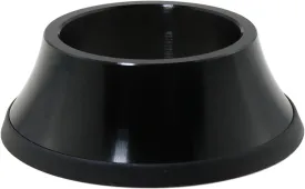 heyous Bicycle Conical Washer Zinc Alloy Head Gasket Black Bicycle Fork Stem Spacer Suitable for Mountain and Road Bike