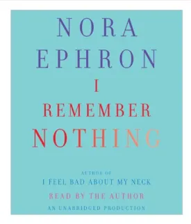 I Remember Nothing: and Other Reflections Audio CD  Unabridged, November 9, 2010
