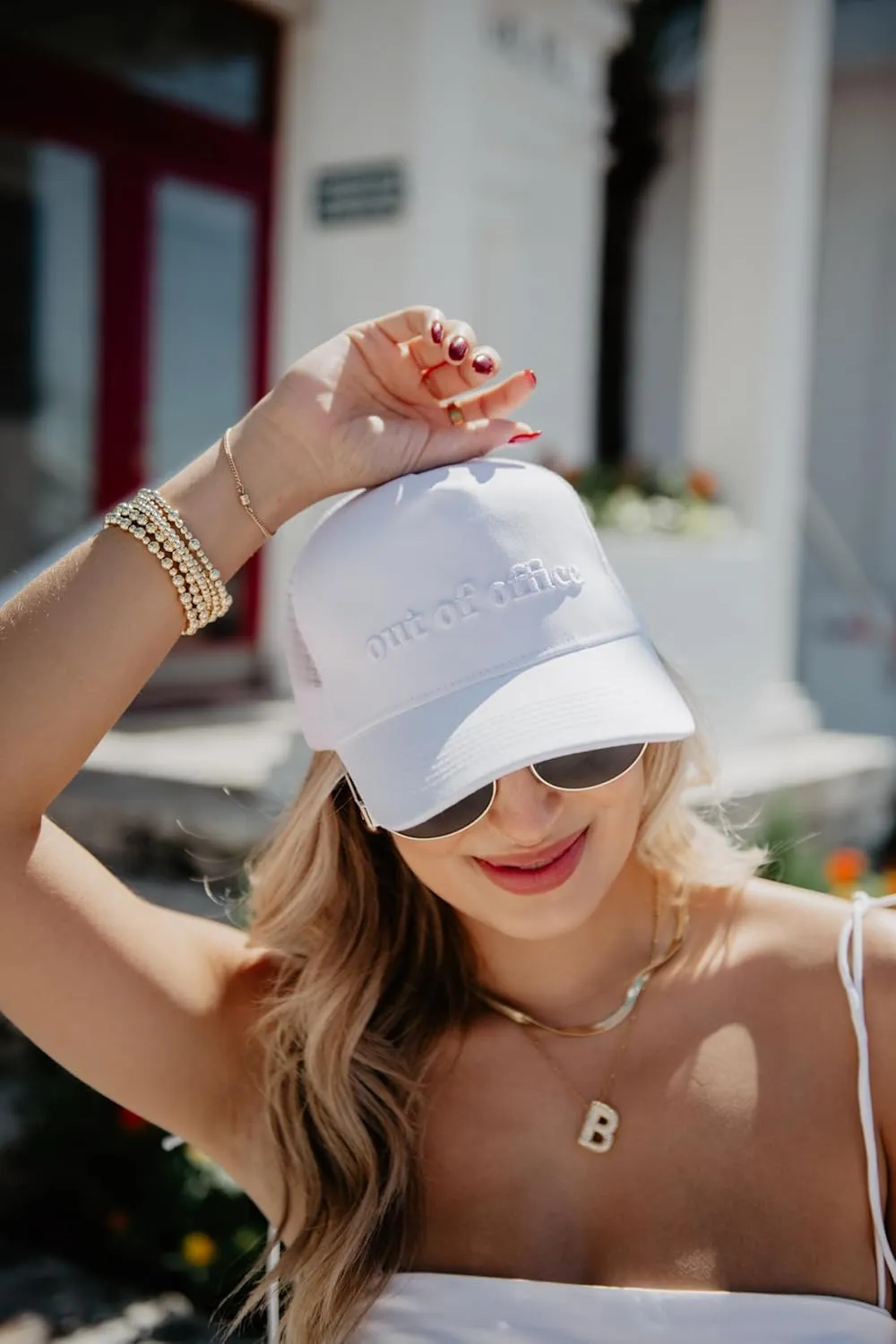 KATYDID 3-D Embroidered Trucker Hat
