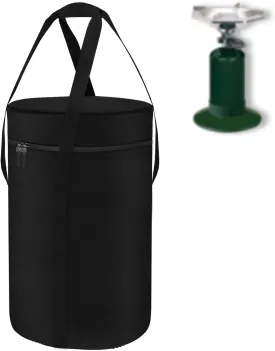 Kovshuiwe Carry Bag for Bottletop Propane Camping Stove, Dim7.7 x H15.4, 600D Oxford Fabric Waterproof,Mini Tank Accessories,for Outdoor Camping,Cooking,Travel,Picnic