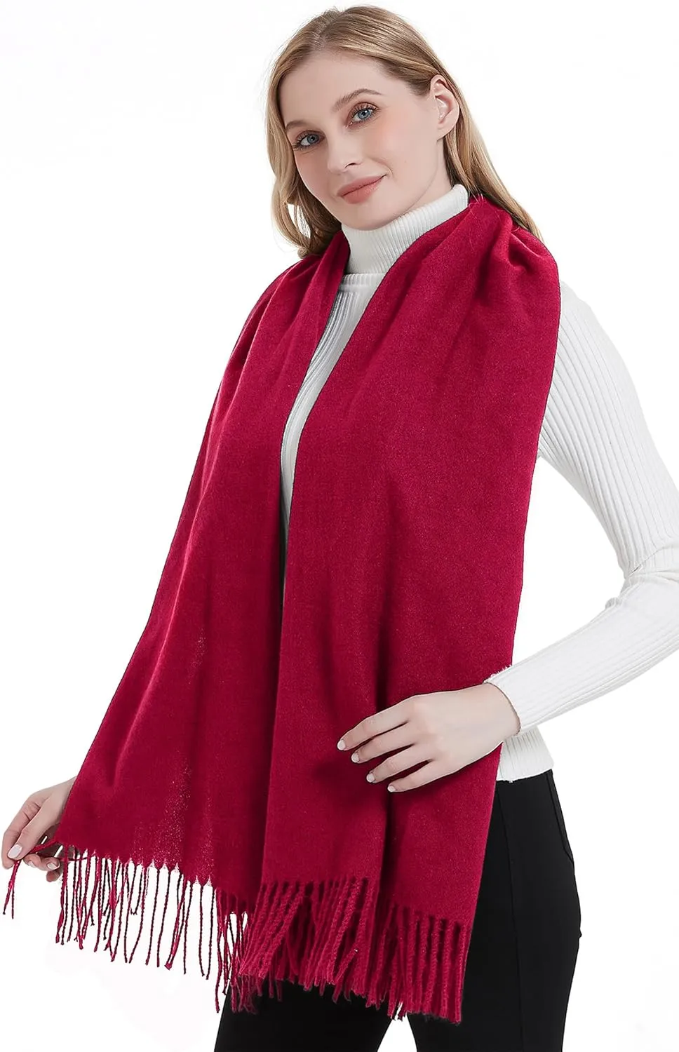 Landisun Scarf for Women Winter Pashmina-Shawl Wraps Winter Cashmere Wedding Warm Christmas