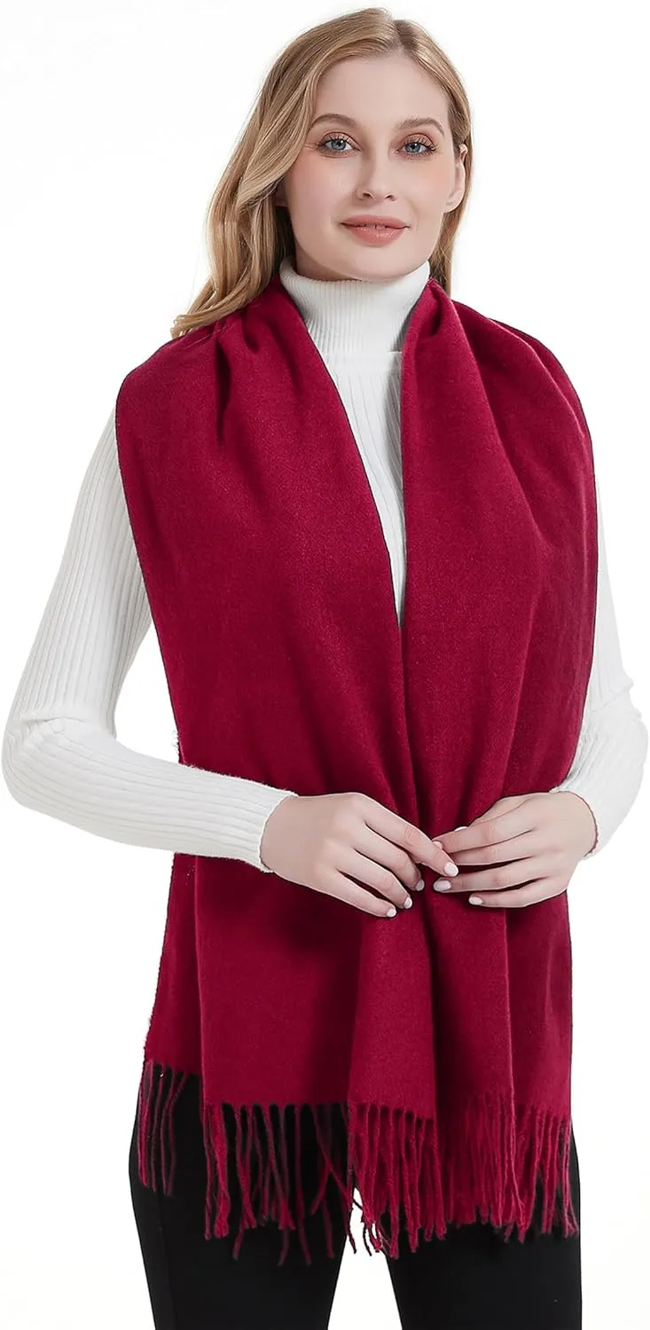 Landisun Scarf for Women Winter Pashmina-Shawl Wraps Winter Cashmere Wedding Warm Christmas