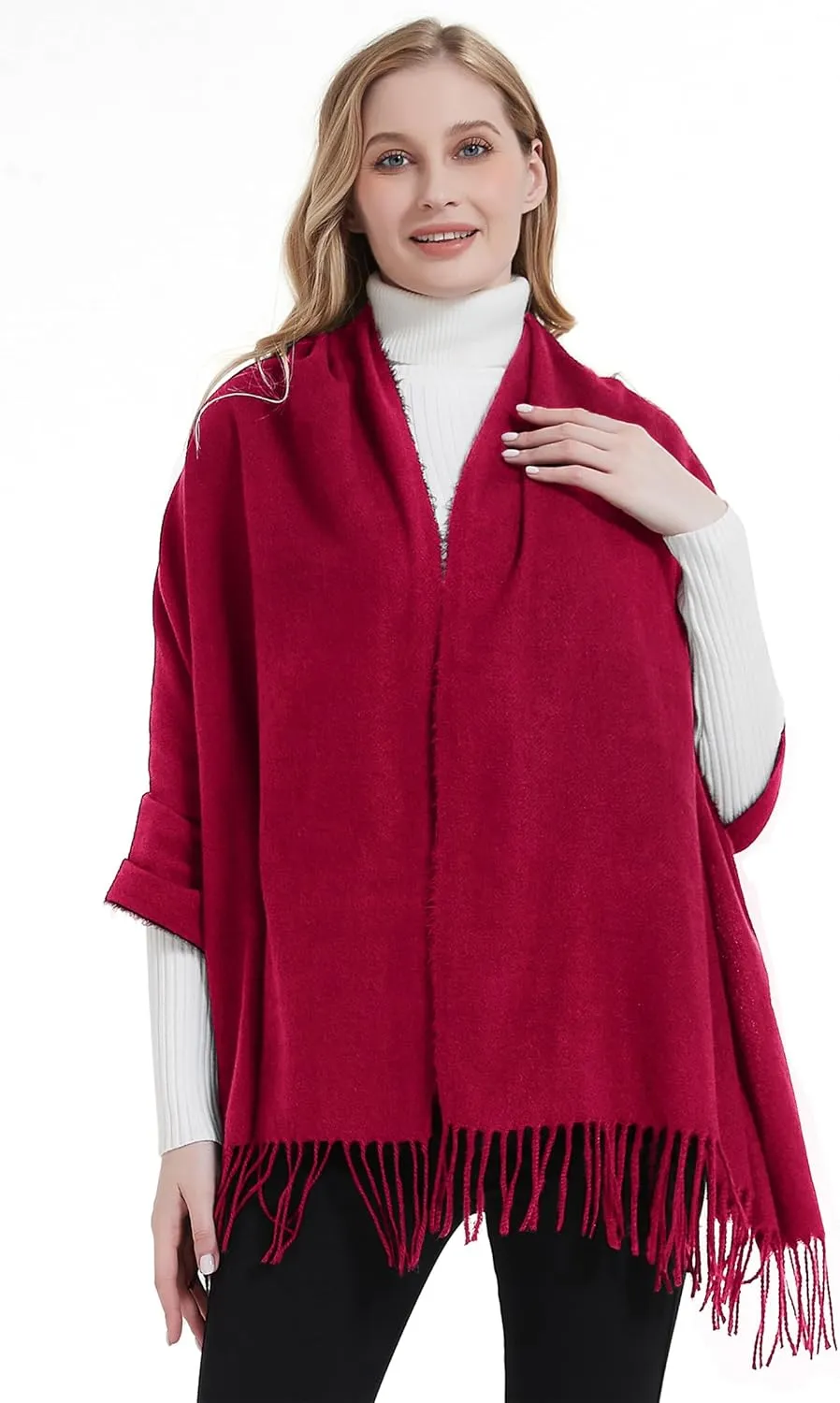 Landisun Scarf for Women Winter Pashmina-Shawl Wraps Winter Cashmere Wedding Warm Christmas