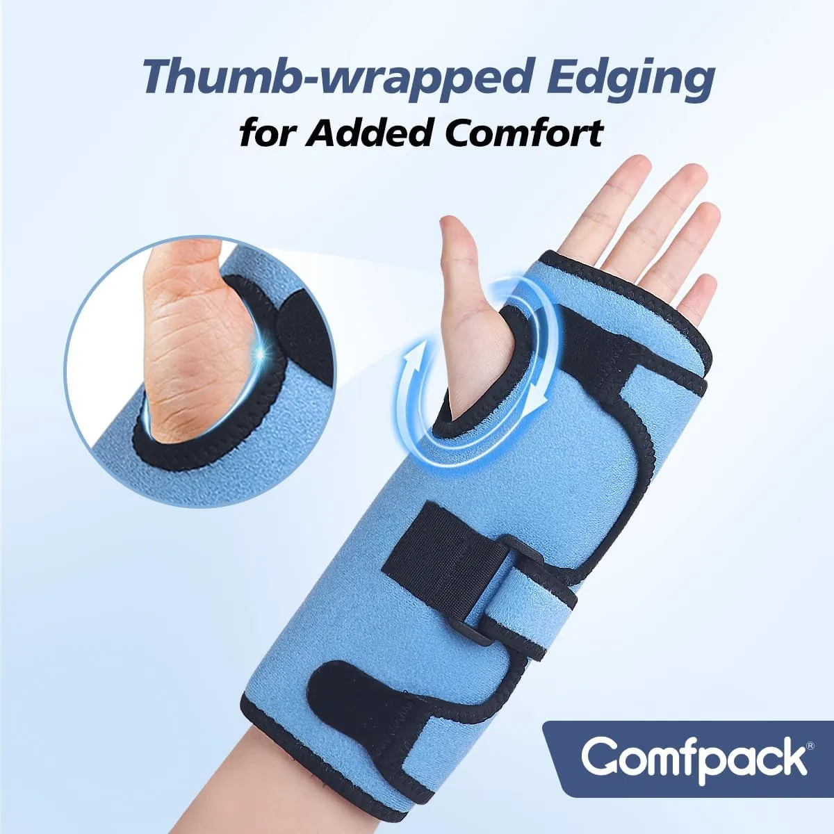 Large Ice Pack Wrap for Carpal Tunnel Relief, Wrist Brace With Gel Pack for Hand Pain Relief, Cold Compression for Tendonitis, Sprain, Arthritis, Swelling