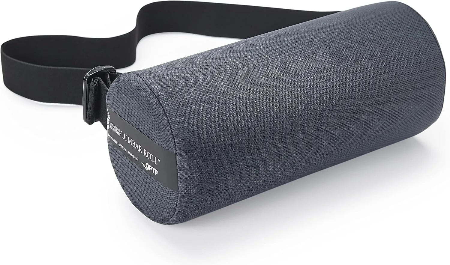 OPTP The Original McKenzie Lumbar Roll  USA-Made Low Back Lumbar Support for Office Chair & Car Seat Back Support Cushion. The Preferred Lumbar Pillow by Physical Therapists - Standard Density