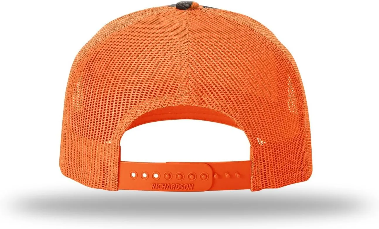 Richardson 112 Trucker Hat - 5 Panel Premium Adjustable Snapback Hat - Structured Richardson Blank Caps