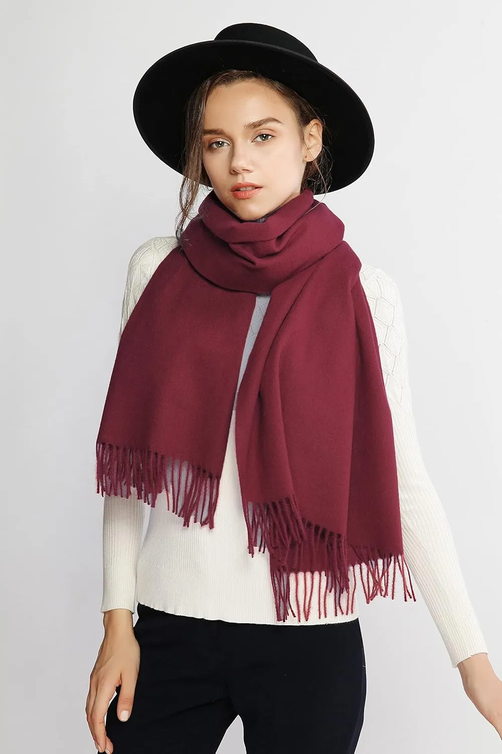 RIIQIICHY Scarfs for Women Fall Winter Pashmina Shawls and Wraps for Evening Dresses Wedding Shawl Blanket Scarves