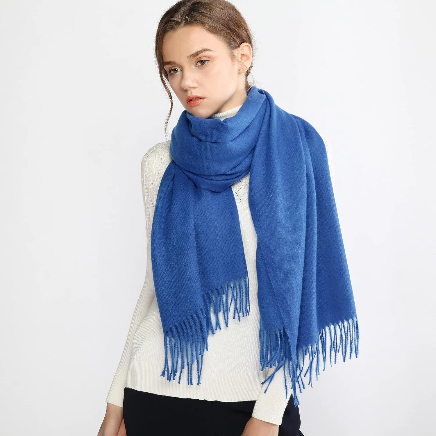 RIIQIICHY Scarfs for Women Fall Winter Pashmina Shawls and Wraps for Evening Dresses Wedding Shawl Blanket Scarves