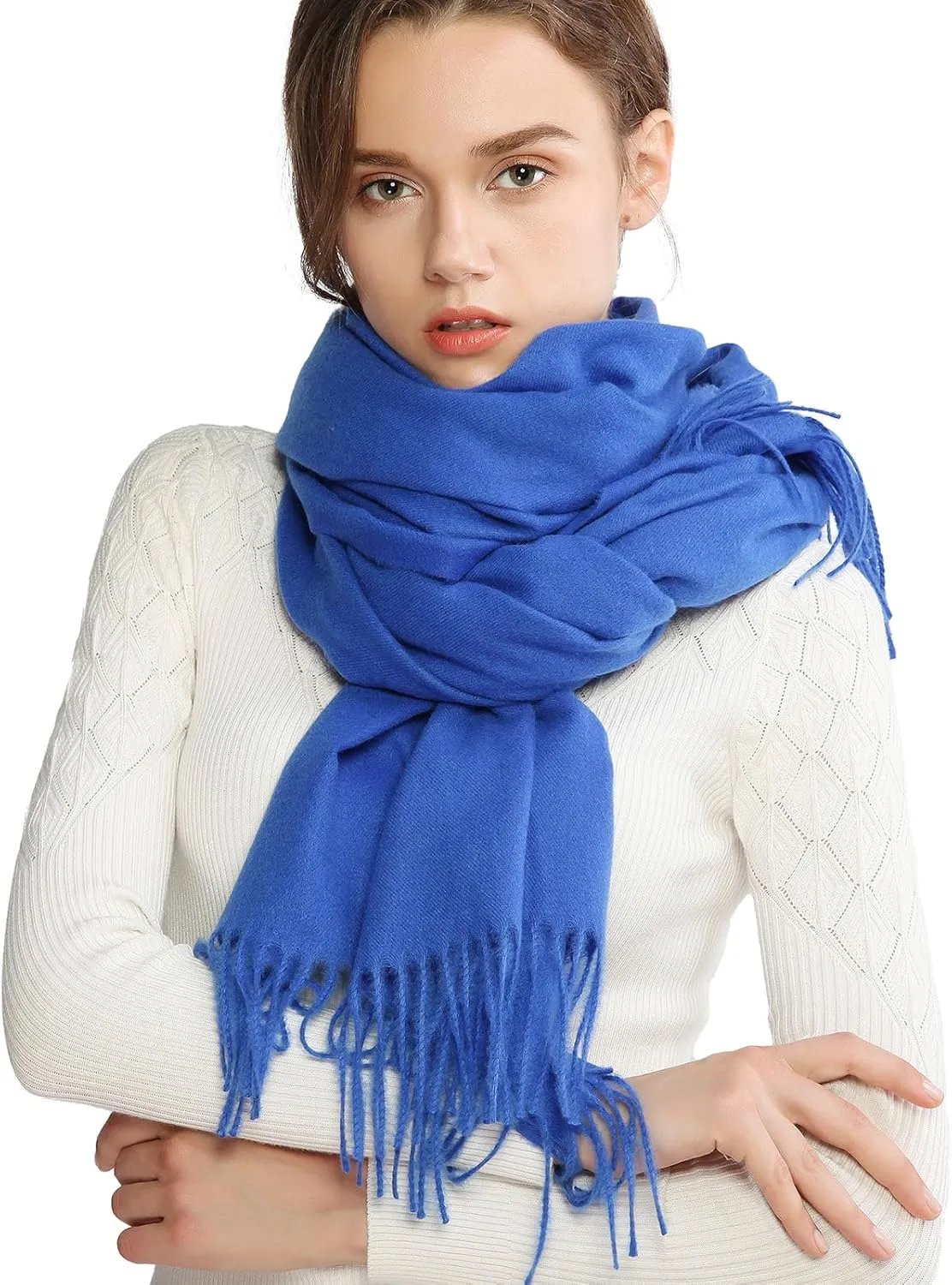 RIIQIICHY Scarfs for Women Fall Winter Pashmina Shawls and Wraps for Evening Dresses Wedding Shawl Blanket Scarves