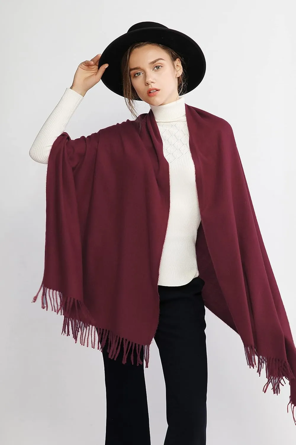 RIIQIICHY Scarfs for Women Fall Winter Pashmina Shawls and Wraps for Evening Dresses Wedding Shawl Blanket Scarves
