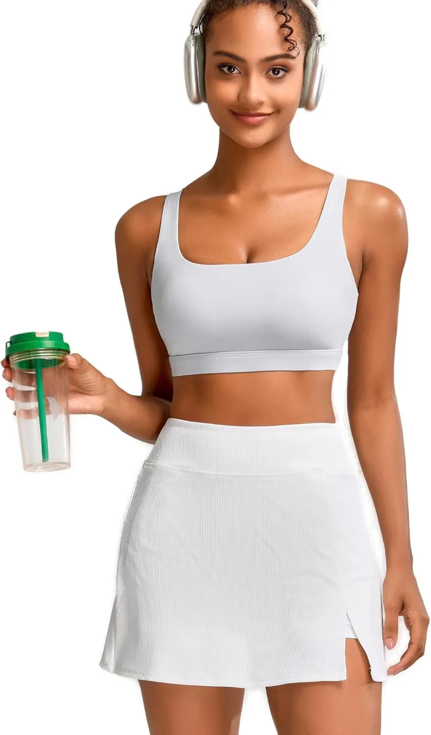 RUNNING GIRL Sports Bra for Women High Support, Molded Cup High Impact Sports Bras for Women Large Bust