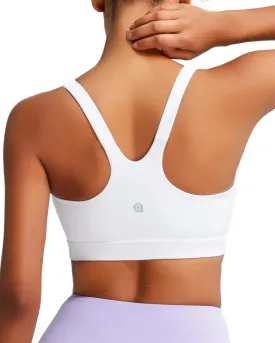 RUNNING GIRL Sports Bra for Women High Support, Molded Cup High Impact Sports Bras for Women Large Bust
