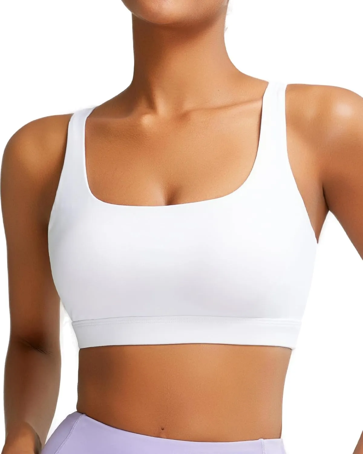 RUNNING GIRL Sports Bra for Women High Support, Molded Cup High Impact Sports Bras for Women Large Bust