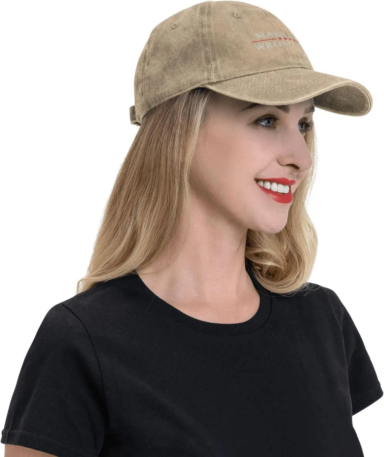 Sefgaen Make Lying Wrong Again Hat for Men Dad Hats Funny Hats