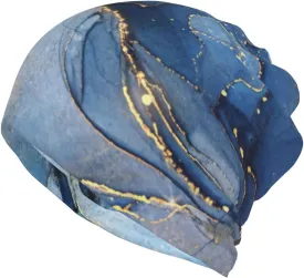 Skull Beanie Hat Baggy Slouchy Skull Chemo Beanies Cap Stretch Scarf Head Wrap Hip Hop Hats for Men Women Winter