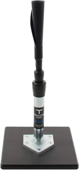 Tanner TEE The Original Youth Size Batting Tee (UP to Age 8)| Premium Adjustable Baseball/Softball Hitting Tee 20"-32", Flexible Hand-Rolled Flextop and Short Tee Stem for Ages 8 & Below (TT002)