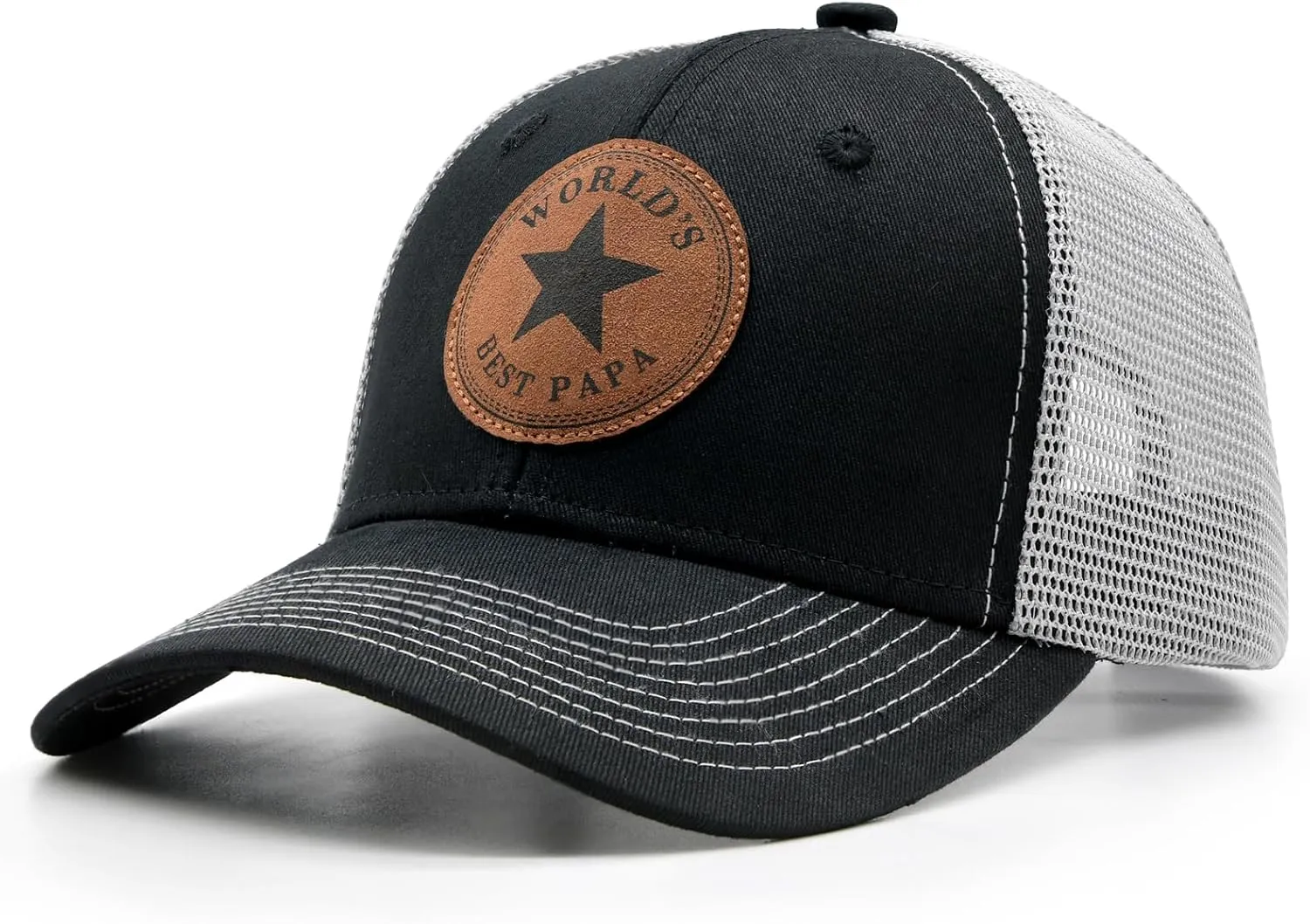 Trucker Hat for Men, Fathers Day Birthday Gifts for Papa Uncle, Adjustable Mesh Snapback Baseball Cap