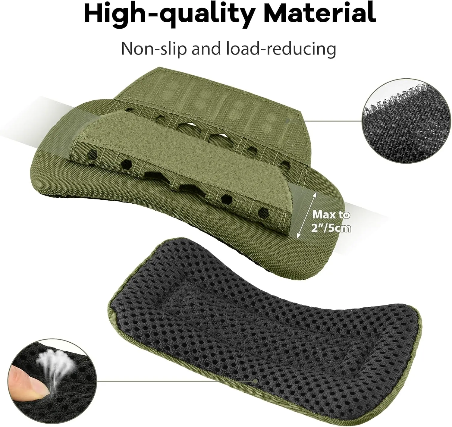 Ullnosoo Shoulder Strap Pad, 2 Pack Shoulder Strap Pads Cushion for Backpack Sling Bags Accessories